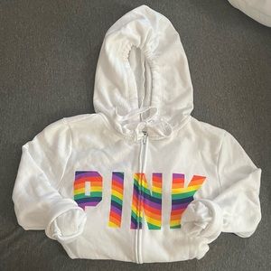 PINK Full Zip Sweater